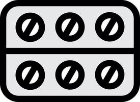 Tablet Package Vector Icon Design
