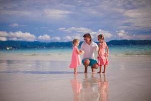 vacaciones familiares en la playa foto