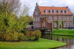 castle and village of gemen in westphalia photo