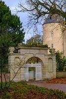 castle and village of gemen in westphalia photo