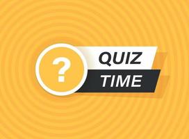 Quiz guess social media icon in flat style. Faq vector illustration on isolated background. Help button sign business concept.
