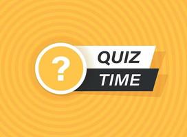 Quiz guess social media icon in flat style. Faq vector illustration on isolated background. Help button sign business concept.