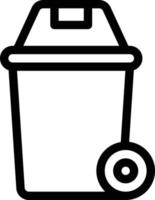 trash vector illustration on a background.Premium quality symbols.vector icons for concept and graphic design.