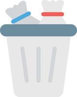 garbage vector illustration on a background.Premium quality symbols.vector icons for concept and graphic design.