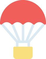 parachute vector illustration on a background.Premium quality symbols.vector icons for concept and graphic design.