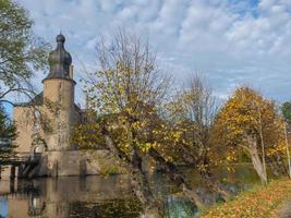 castle and village of gemen in westphalia photo