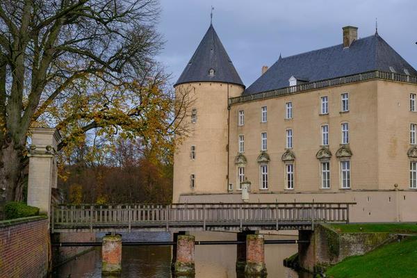 castle and village of gemen in westphalia