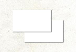 Blank Business Card photo