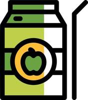 Apple Juice Vector Icon Design