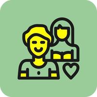 Relationship Vector Icon Design