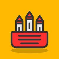 Crayon Vector Icon Design