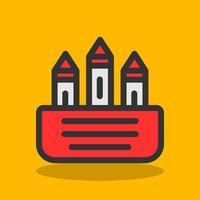 Crayon Vector Icon Design