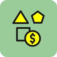 Game Money Vector Icon Design