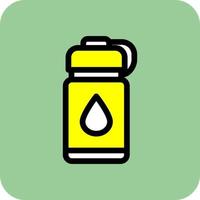 Water Bottles Vector Icon Design