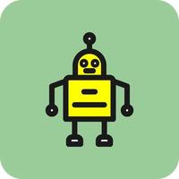 Robot Vector Icon Design