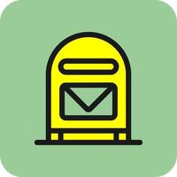 Mailbox Vector Icon Design