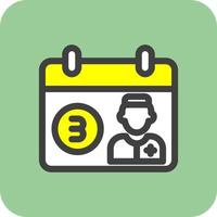 Doctor Visit Day Vector Icon Design