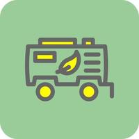 Biofuel Tank Vector Icon Design