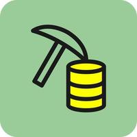 Data Mining Vector Icon Design