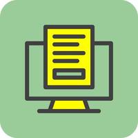 Predictive Analytics Vector Icon Design