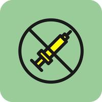 No Steroids Vector Icon Design