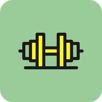 Barbells Vector Icon Design