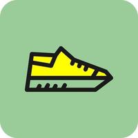 diseño de icono de vector de zapatos de gimnasio