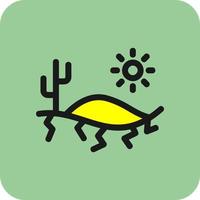 diseño de icono de vector de calor del desierto