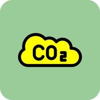 diseño de icono de vector de co2