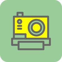 Instant Camera Vector Icon Design