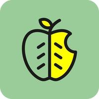 diseño de icono de vector de manzana