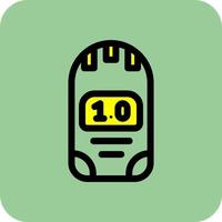 Dosimeter Vector Icon Design