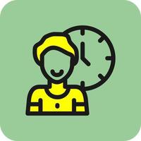 Time Management Vector Icon Design