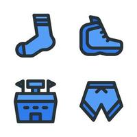 Basketball icons set. Socks, shoes, stadium, pants. Perfect for website mobile app, app icons, presentation, illustration and any other projects vector