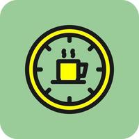 Coffee Time Vector Icon Design