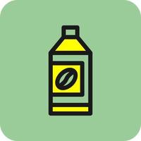 Coffee Syrup Vector Icon Design