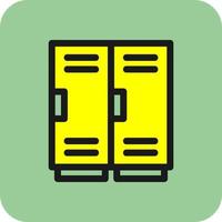 Locker Vector Icon Design