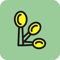 Measuring Spoons Vector Icon Design