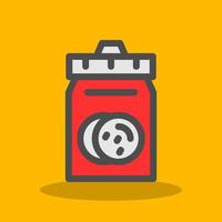 Cookie Jar Vector Icon Design