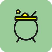 Cauldron Vector Icon Design