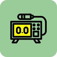 Geiger Counter Vector Icon Design