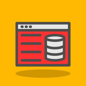 Data Interpretation Vector Icon Design