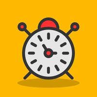 Alarm Clock Vector Icon Design