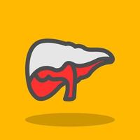 Liver Vector Icon Design