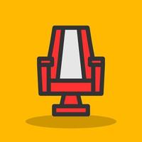 Gaming Chair Vector Icon Design