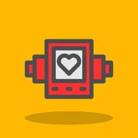 Pulsometer Vector Icon Design