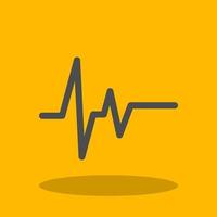 Electrocardiogram Vector Icon Design