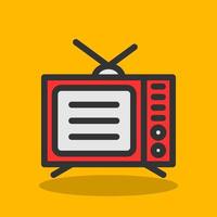 Television Vector Icon Design