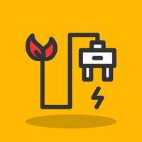 Eco Power Socket Vector Icon Design