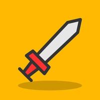 Game Sword Vector Icon Design